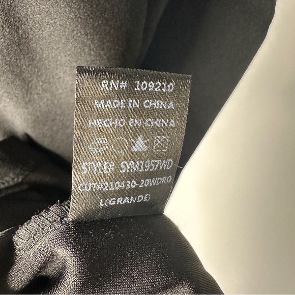 Windsor Mermaid Dress with Lace Panels and Short Train Floor Length - Picture 10 of 10